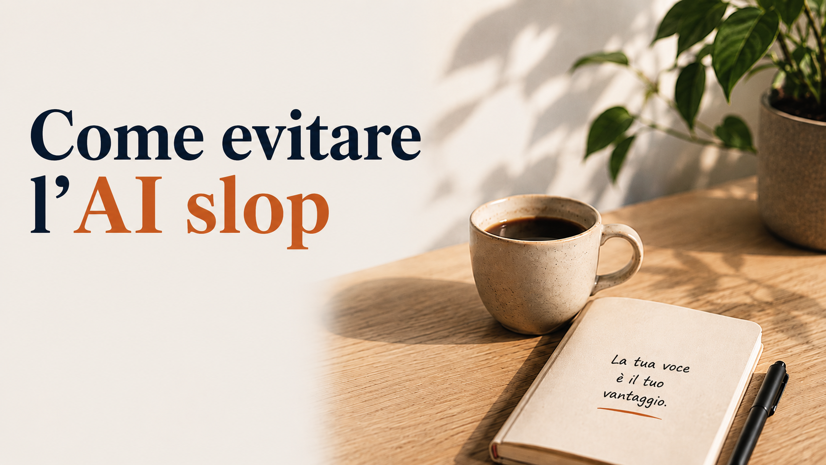 come evitare ai slop