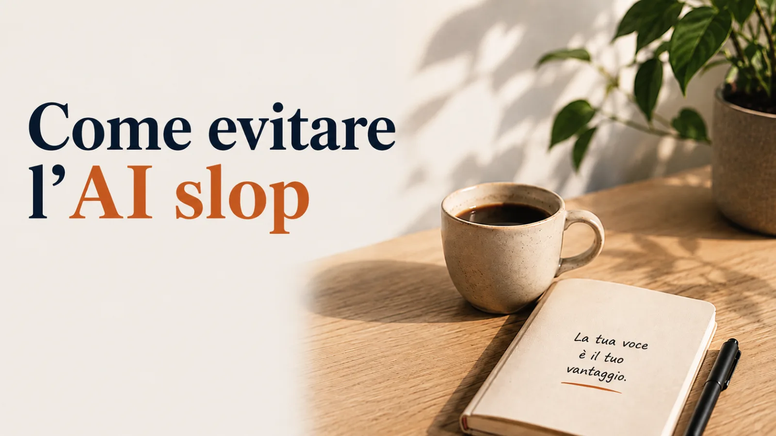 come evitare ai slop