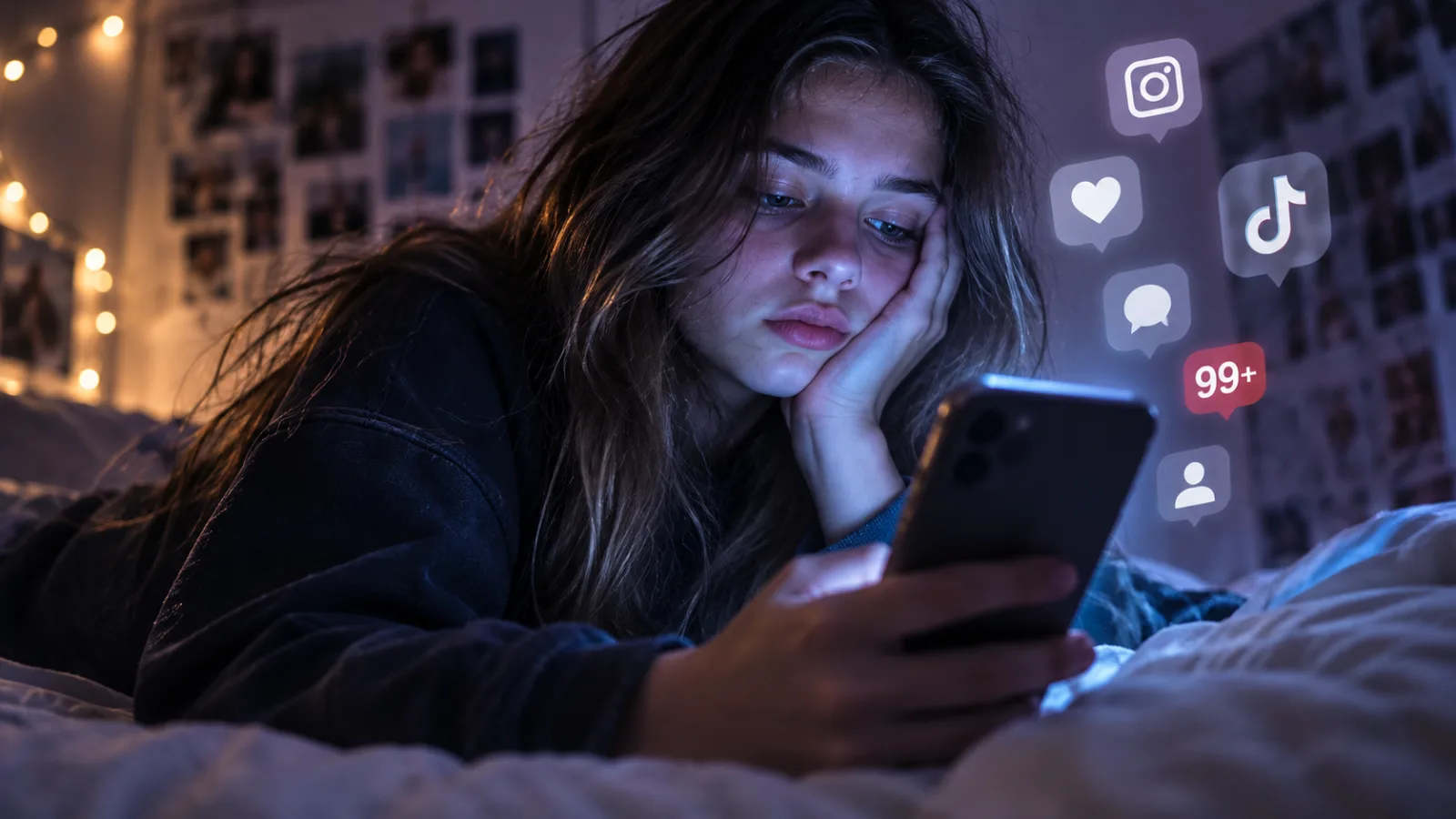 generazione dipendente dai social media