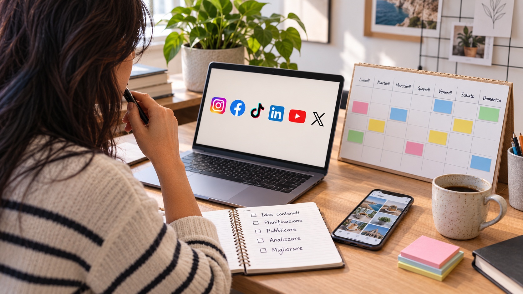 quanto spesso pubblicare sui social